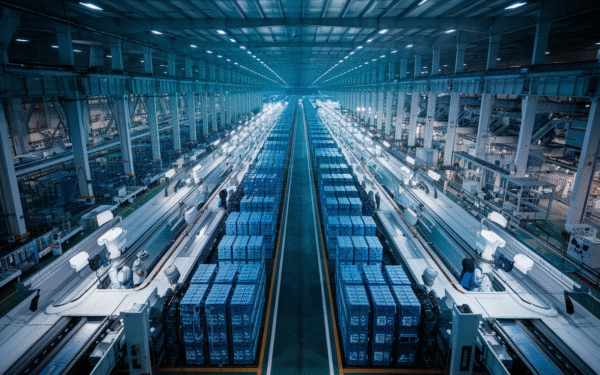 Panasonic lève le voile sur sa gigantesque usine de batteries électriques équivalente