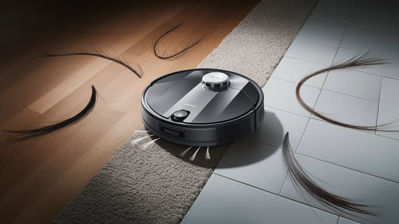 Roborock q7 l5 domine les cheveux sur tous les sols  Performance