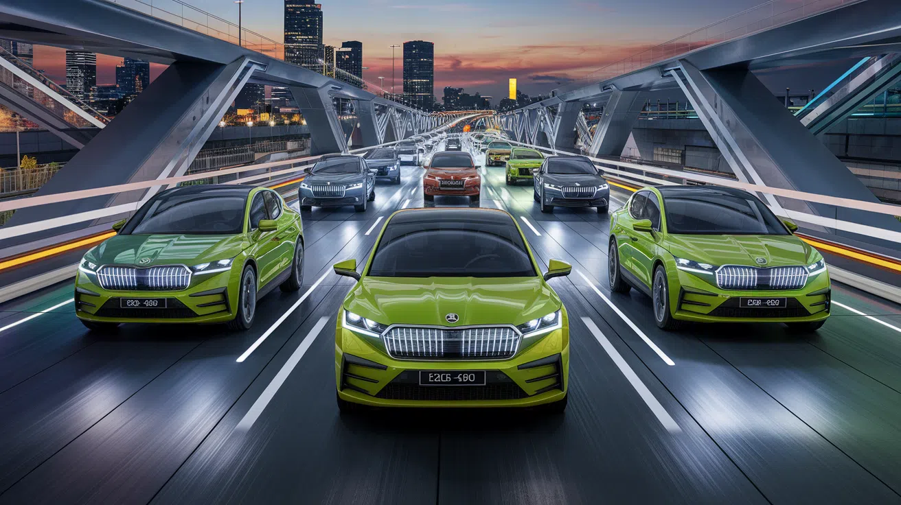 Škoda révolutionne la route avec 13 voitures 100 électriques et 76 hybrides