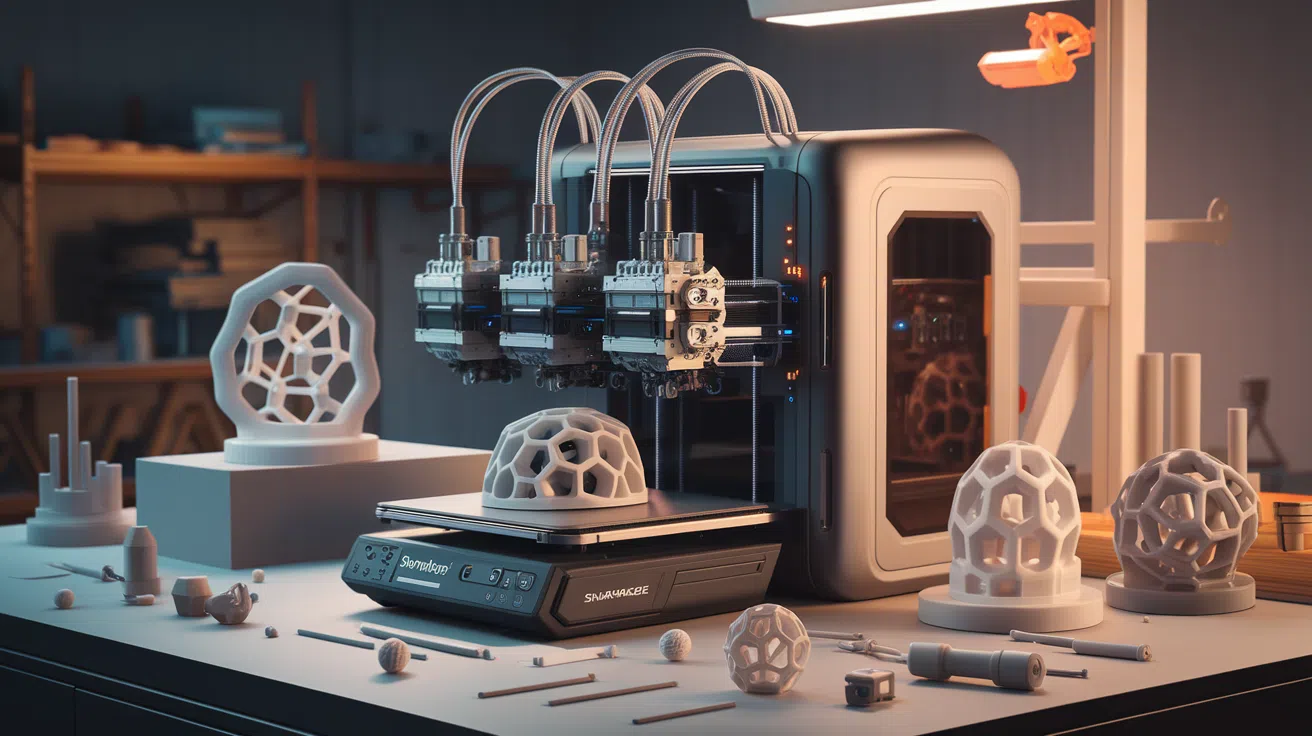 Snapmaker u1 dévoile son impressionnant 3d à quatre têtes  Précommandez dès