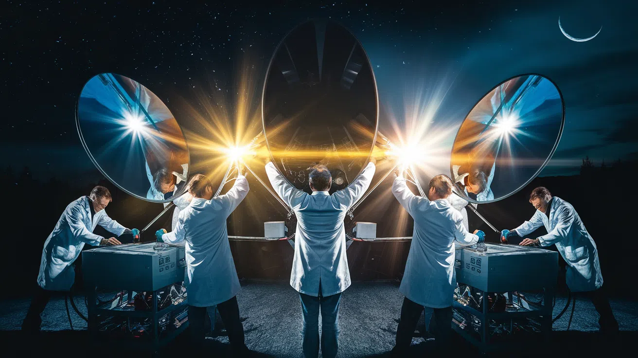 Soleil dénergie  Des scientifiques manipulent la lumière solaire pour alimenter la