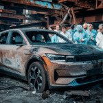 Un coche électrique brûlé révèle un secret surprenant aux médecins de ce