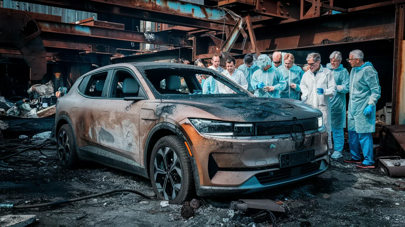Un coche électrique brûlé révèle un secret surprenant aux médecins de ce