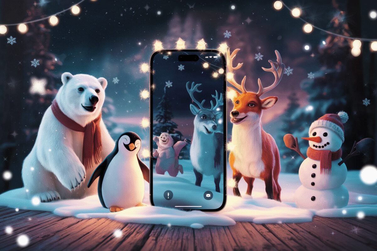 Apple présente un conte de noël unique avec l'iPhone 17 pro et des animaux, une nouveauté qui enchante petits et grands pour les fêtes Apple présente un conte de noël unique avec l'iPhone 17 pro et des animaux, une nouveauté qui enchante petits et grands pour les fêtes