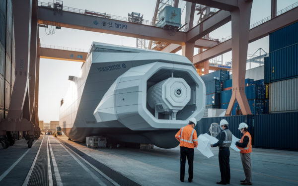 Corée du Sud : HD Hyundai et ABS relancent le porte-conteneurs nucléaire de 16 000 EVP