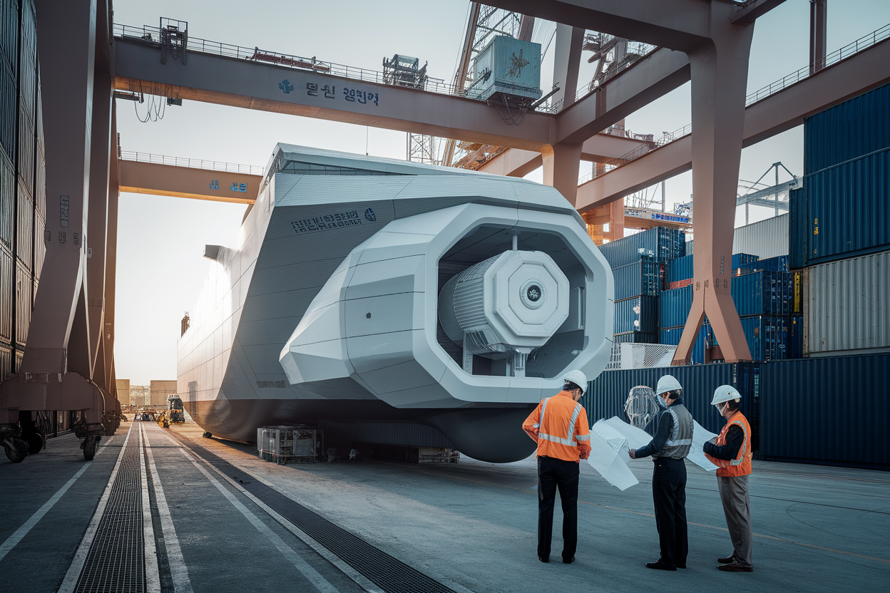 Corée du Sud : HD Hyundai et ABS relancent le porte-conteneurs nucléaire de 16 000 EVP