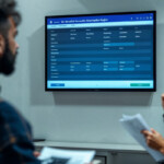 Écran de registre des bénéficiaires effectifs dans un bureau administratif européen