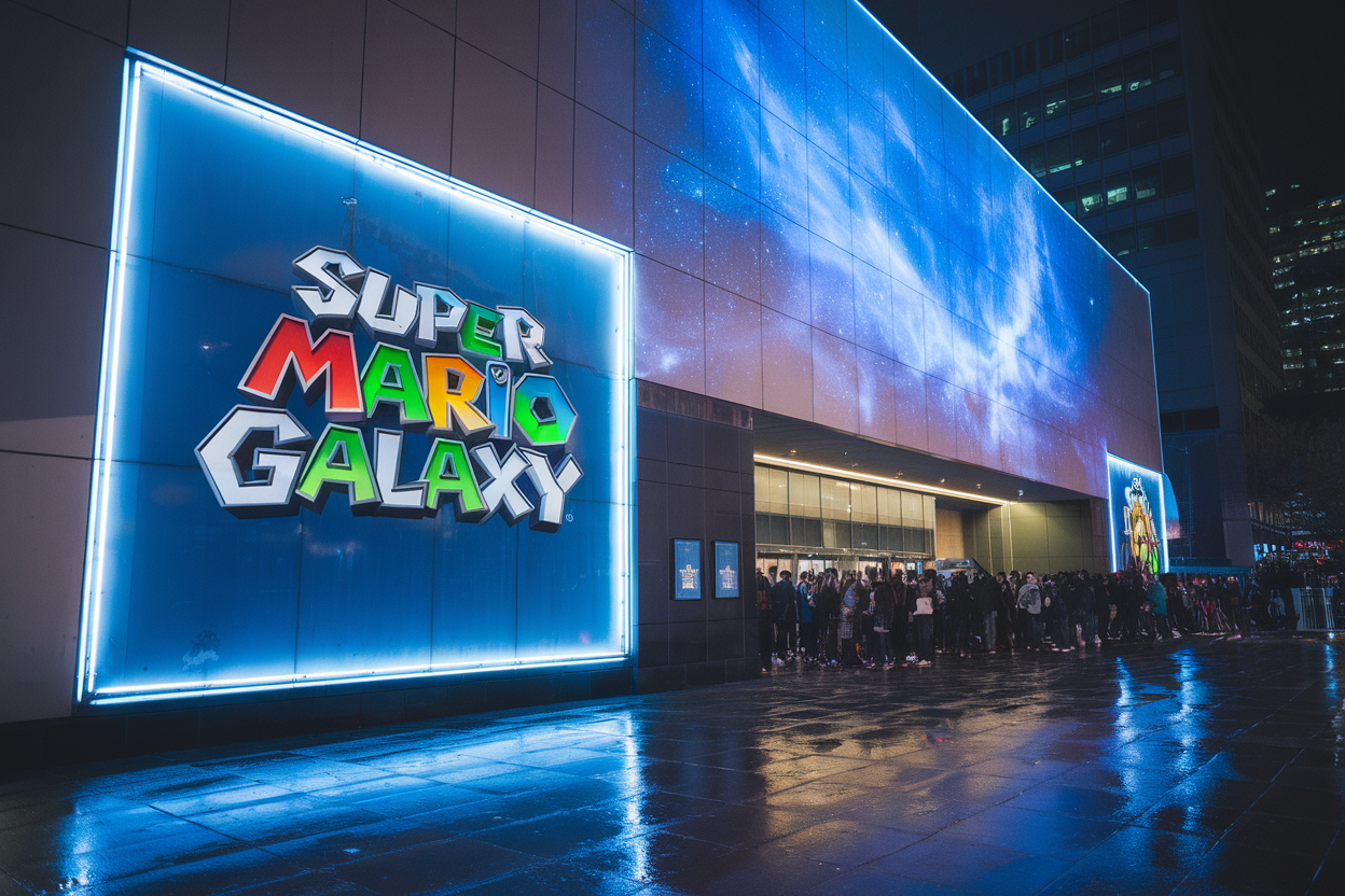 Super Mario Galaxy triomphe au box-office : troisième week-end n°1 et record majeur en salles