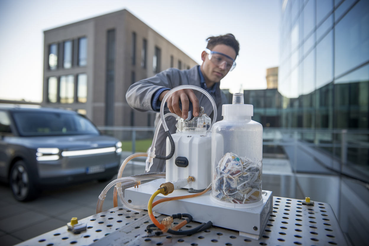 Cambridge transforme déchets plastiques et acide de batterie en hydrogène avec un réacteur solaire