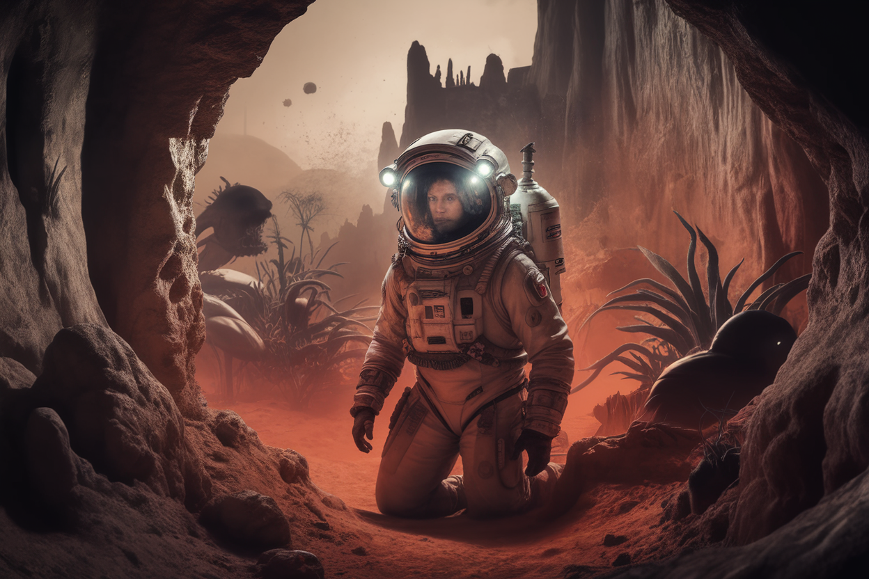 Blind Descent, le survival spatial qui mise sur le Mars souterrain : gameplay, coop et accès anticipé