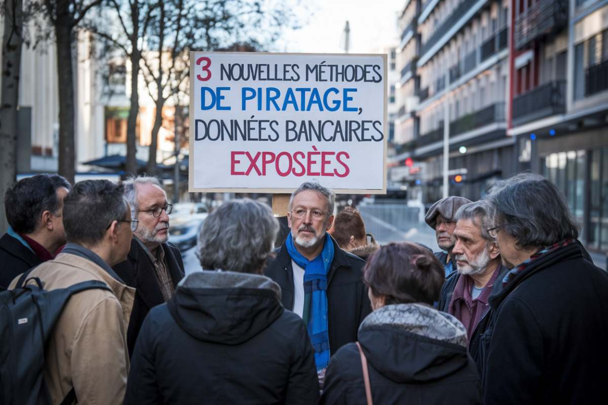 Cadenas numérique cassé, code informatique malveillant, données bancaires compromises à l'écran