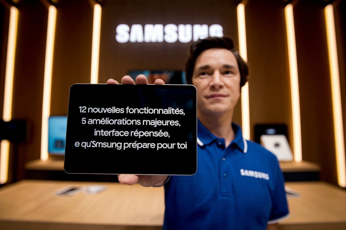 Interface Samsung One UI 9 redessinée avec nouvelles fonctionnalités innovantes affichées