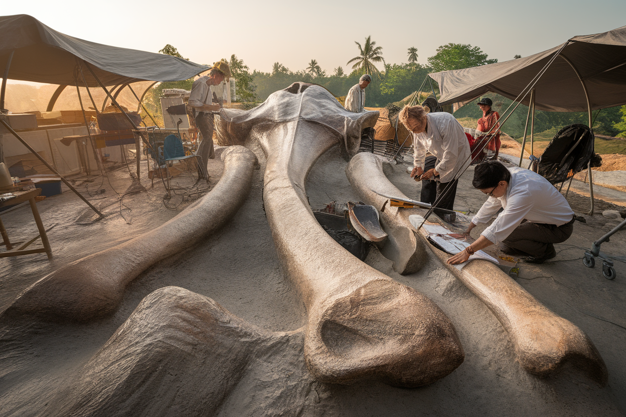 En Thaïlande, un nouveau dinosaure au long cou devient le plus grand identifié en Asie du Sud-Est