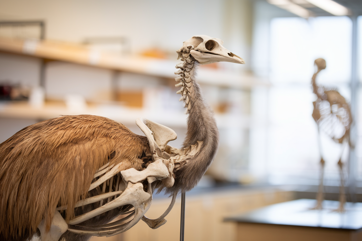 Pourquoi l'émeu ne vole pas: un détail du sternum, fixé très tôt chez l'embryon