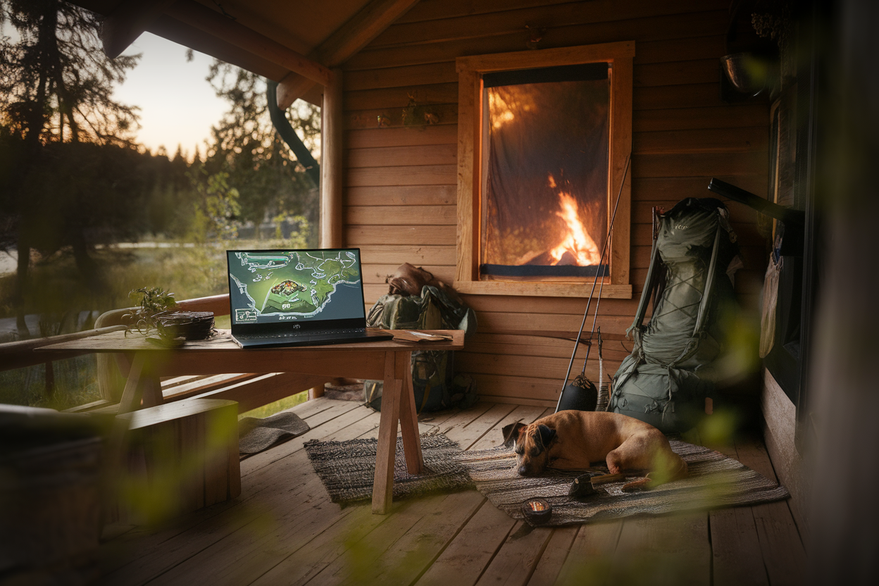 Wild n Chill, suite de Cast n Chill : un cozy survival en coop qui mise sur la vie sauvage
